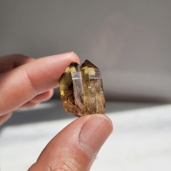 Natural Trio Kundalini Citrine Quartz Crystal - Picture 5 of 9